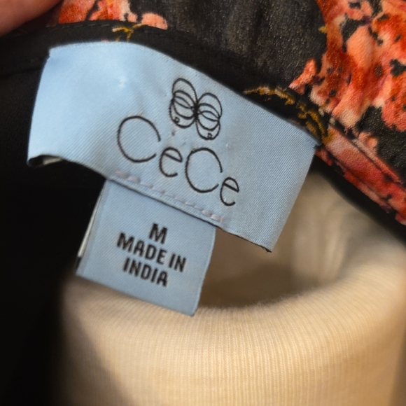 CeCe Womens Ruffled Short Mini Dress Medium - Picture 2 of 7